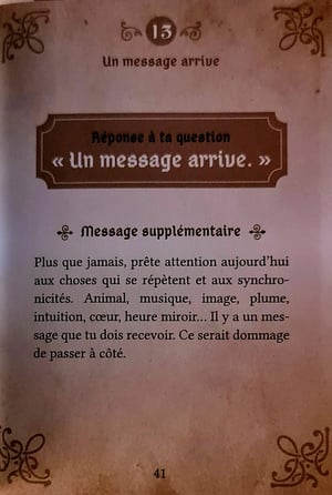 13 un message arrive la reponse est la by gumiho 4