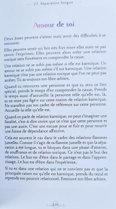 27 separation longue 2 l oracle des flammes jumelles et autres relations karmiques d isabell