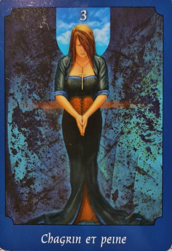 3 chagrin et peine le tarot psychique de john holland