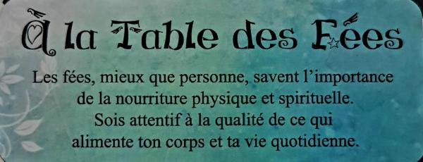 A la table des fees le petit oracle des fees de claire duval