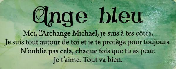 Ange bleu le petit oracle des anges de toni carmine salerno
