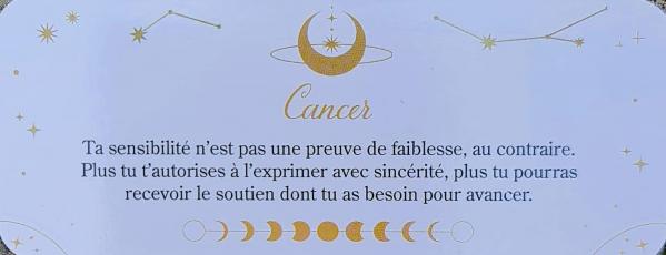 Cancer le petit oracle magie de la lune d aurore widmer