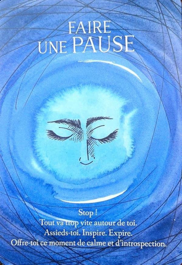 Faire une pause l oracle des messages de ton ame de charlotte daynes et les illustrations de celia melesville