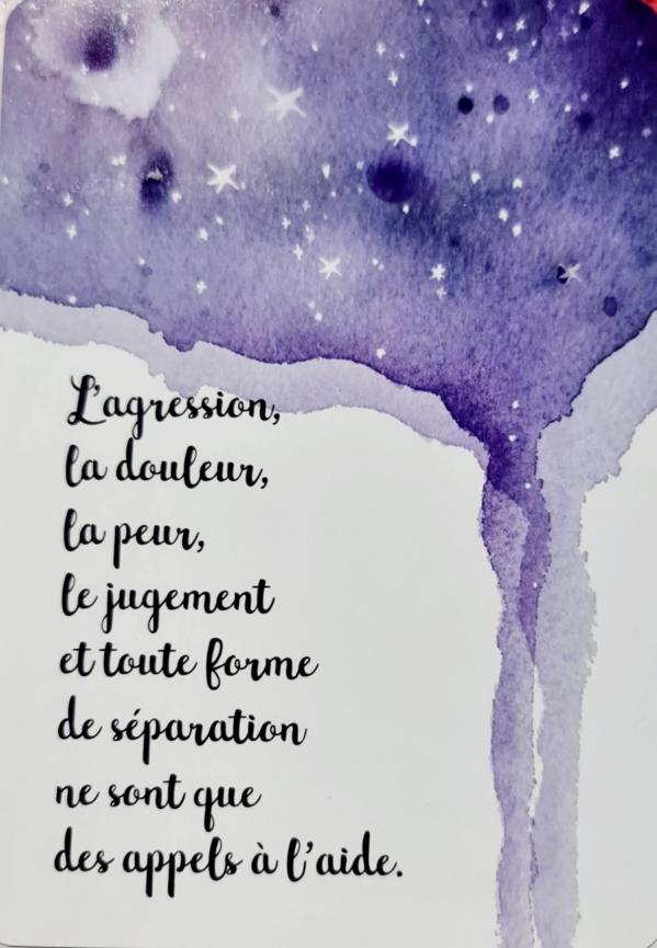 L agression la douleur la peur de gabrielle bernstein et illustre par micaela ezra
