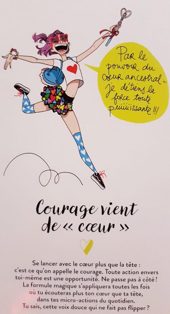 Mon oracle par lulumineuse et margaux motin courage vient de coeur