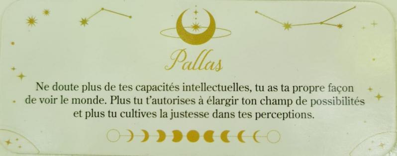 Pallas le petit oracle magie de la lune d aurore widmer