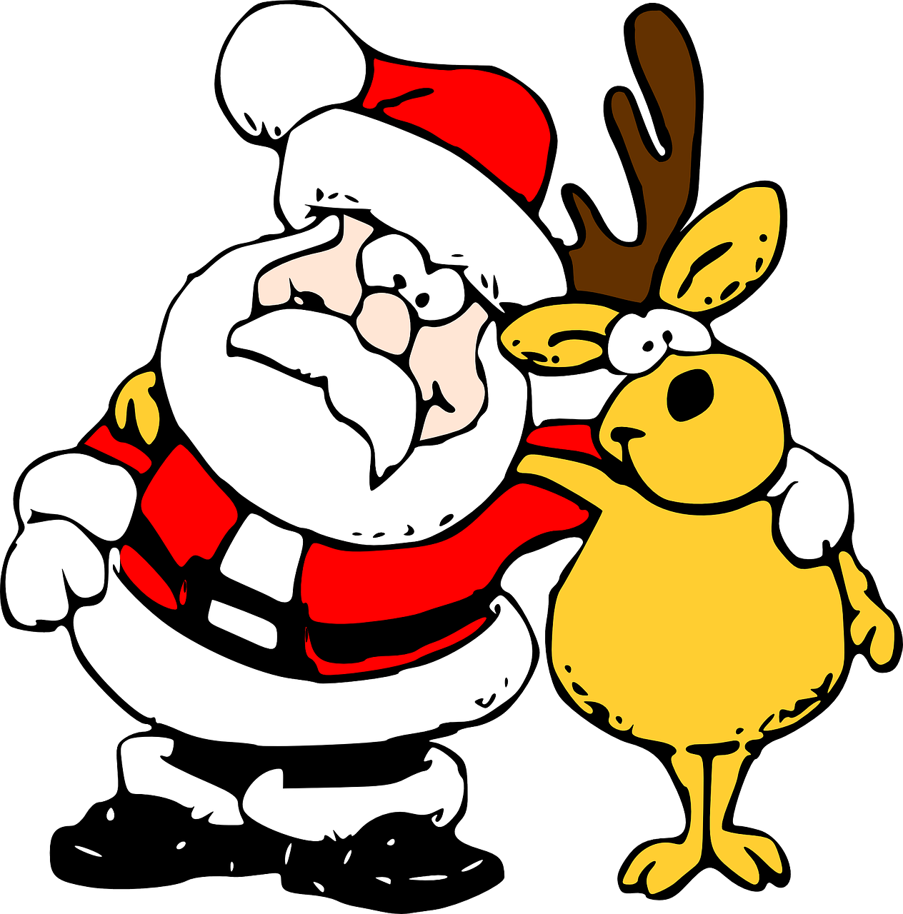 Santa image par clker free vector images de pixabay