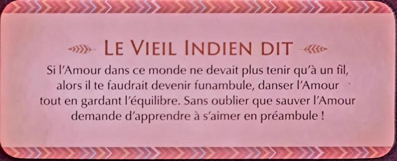 Si l amour dans le petit oracle des sagesses amerindiennes de dylan collin